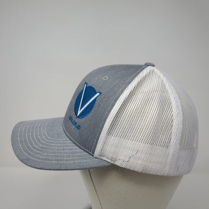 Valor ID Snapback Trucker Hat Gray One Size Adjustable Mesh Back Richardson