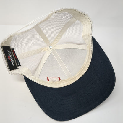 L&W Supply Difference Delivered Snapback Trucker Hat Blue OS Pacific Headwear
