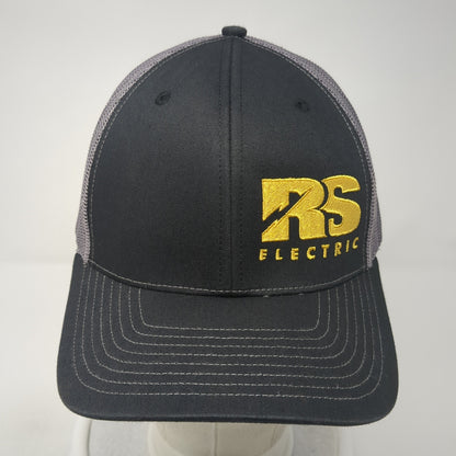 RS Electric Snapback Mesh Back Trucker Hat Black One Size Richardson