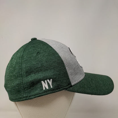 New Era Men's Fitted Hat Green Gray New York Jets 3D Logo 39Thirty
