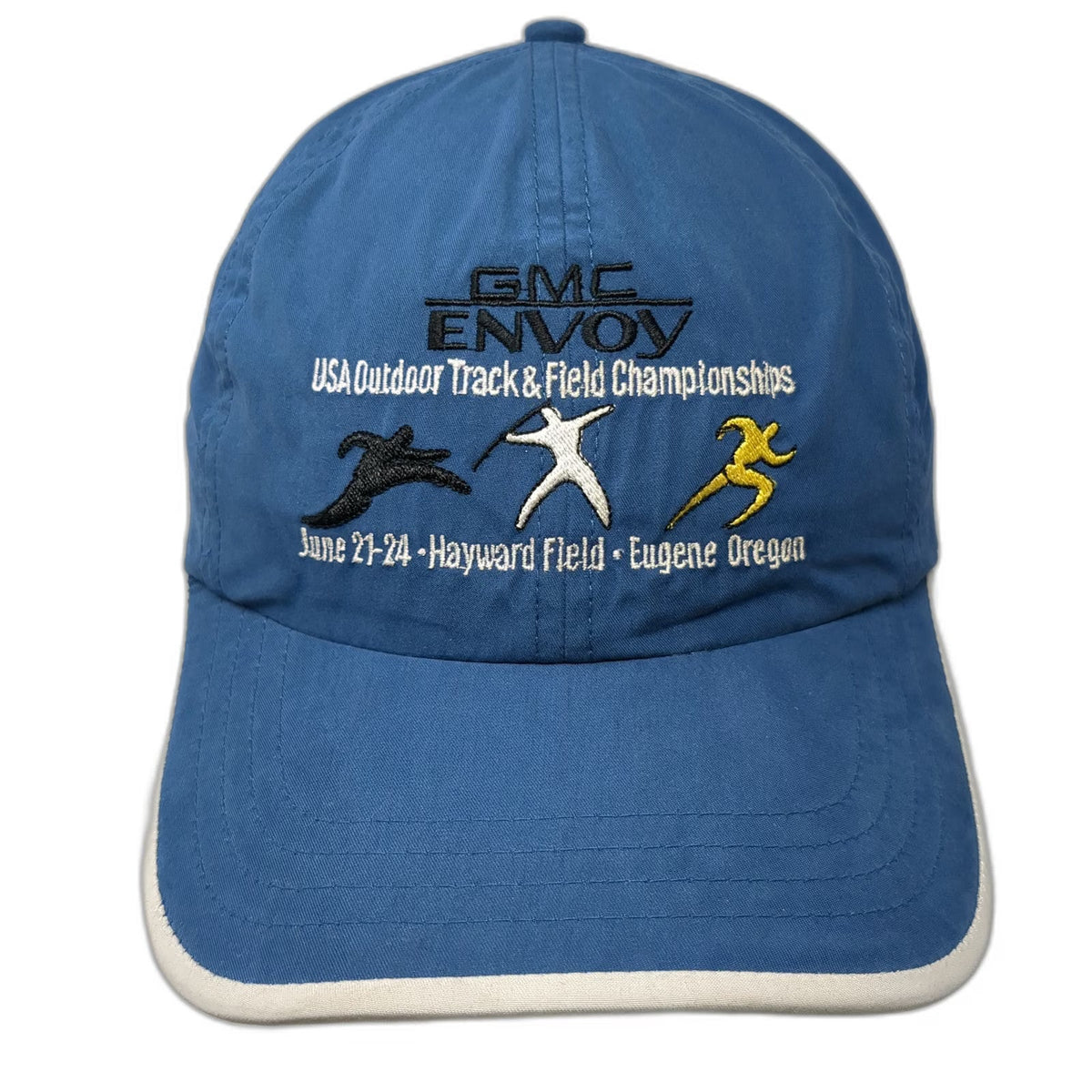 Richardson Baseball Cap Blue One Size GMC Envoy Track Field Eugene Oregon Hat