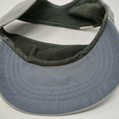 Sprigs Visor Gray One Size Fleece Lined Ear Warmer Reflective Running Hat