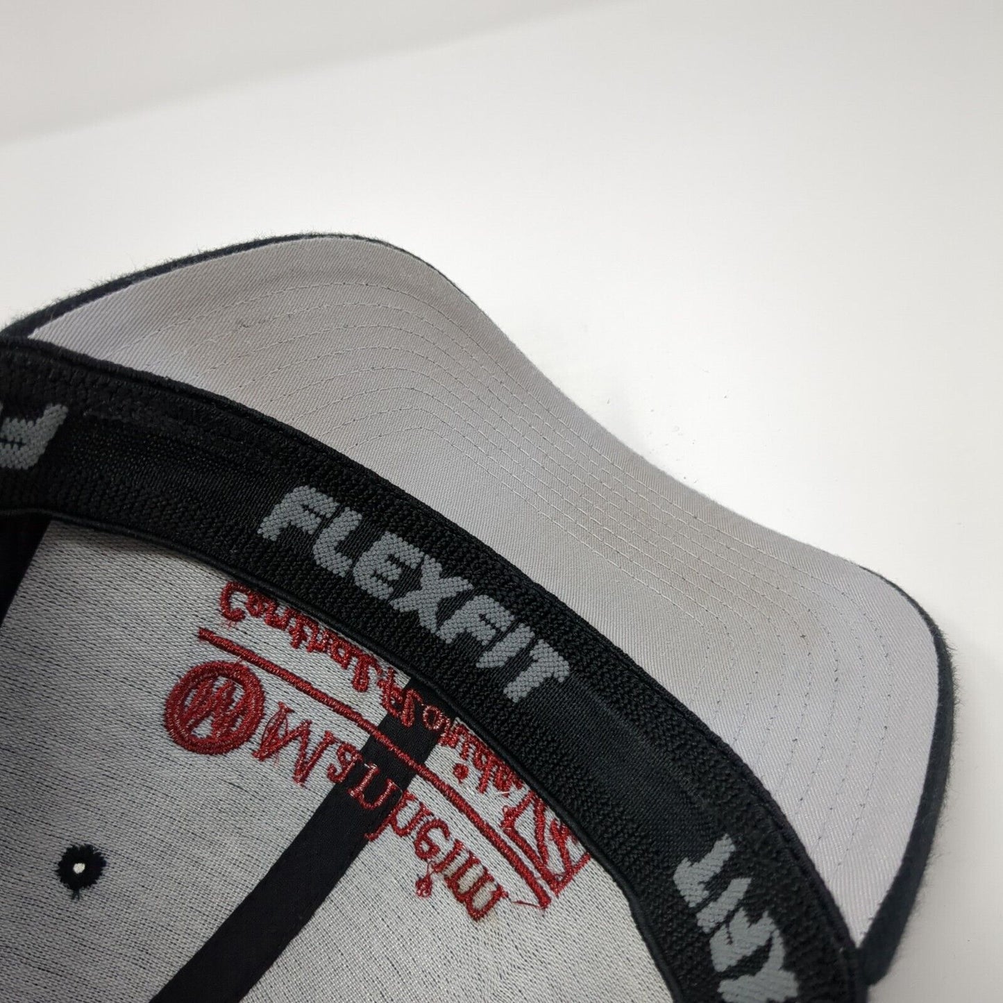 Manheim Central Florida Fitted Baseball Cap Black S/M 6 Panel Flexfit Yupoong
