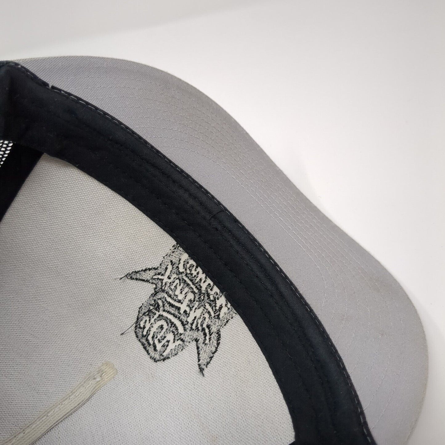 You Ain't No Cowboy Snapback Mesh Back Trucker Hat Gray One Size Yupoong