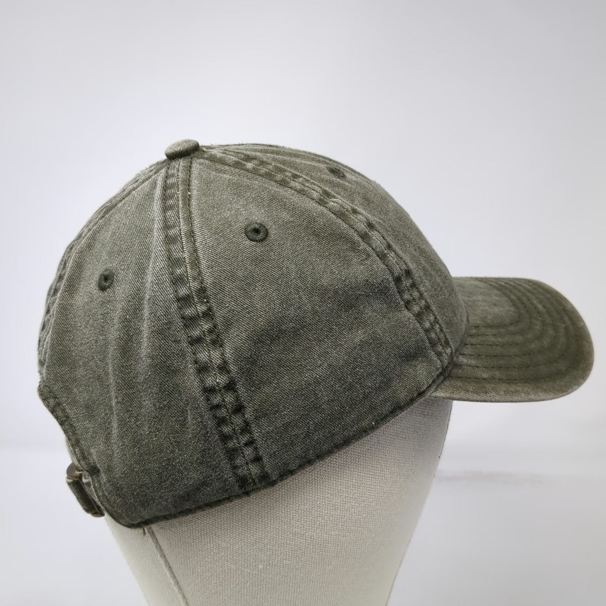 Mad Engine Baseball Cap Green OS Smokey Bear Embroidered Slideback Cotton Hat