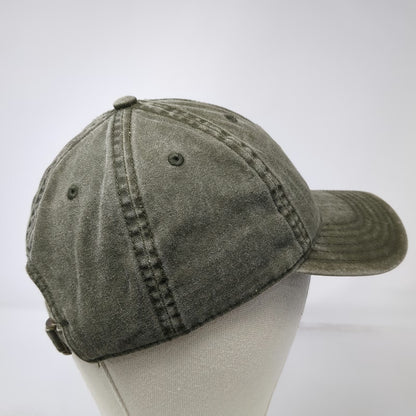 Mad Engine Baseball Cap Green OS Smokey Bear Embroidered Slideback Cotton Hat