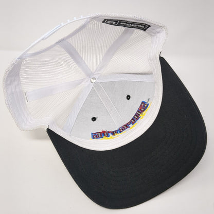 Sure Fit Auto Glass Snapback Trucker Hat Black One Size Mesh Back