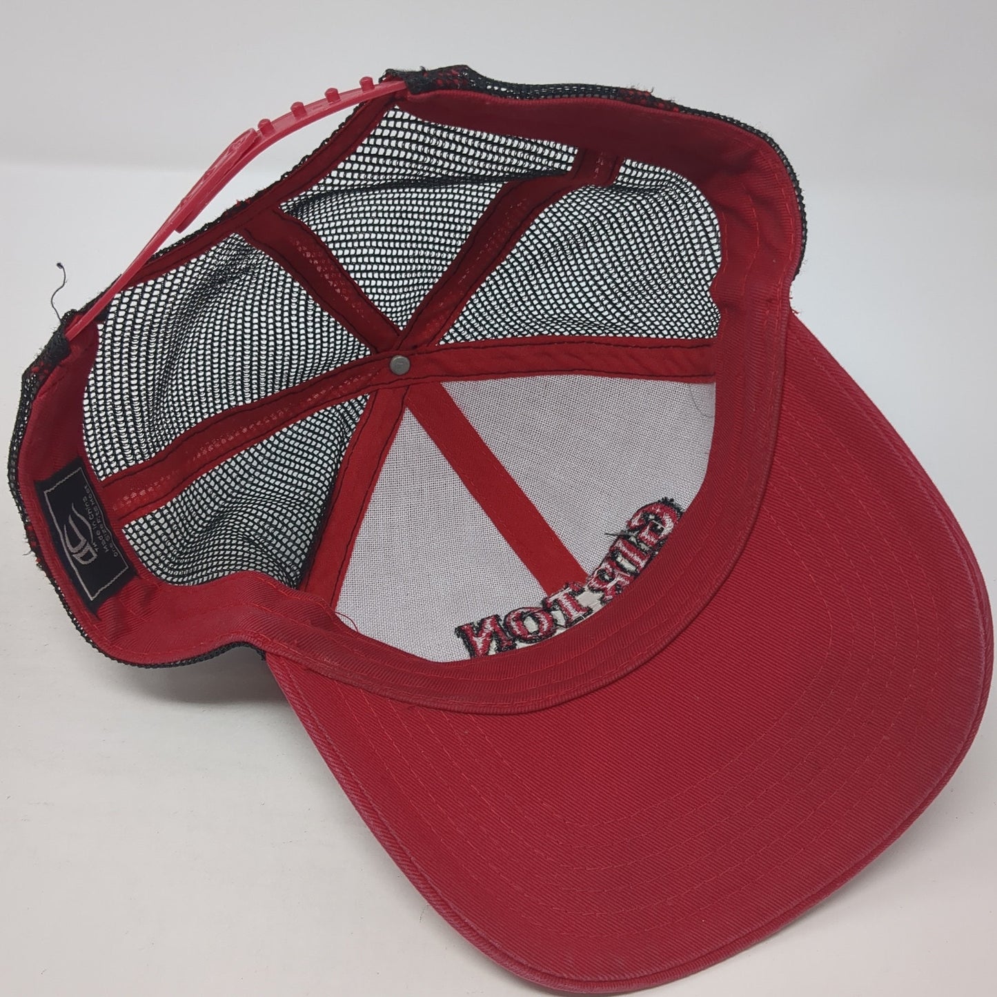 Girton Propane Services Snapback Trucker Hat Red One Size Mesh Back
