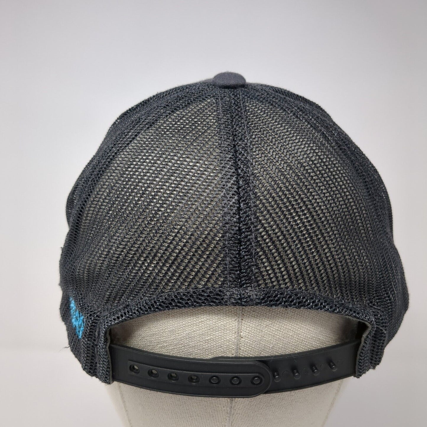 Drake Cooper Snapback Mesh Back Trucker Hat Gray One Size Mesh Back