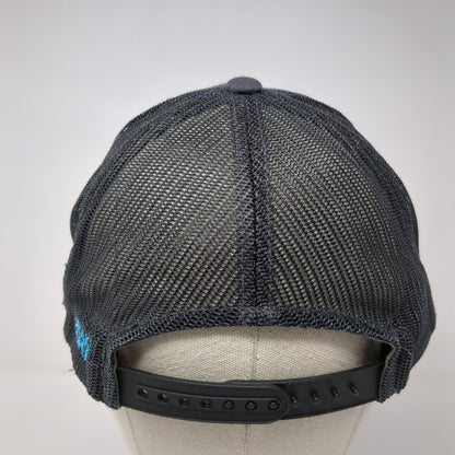 Drake Cooper Snapback Mesh Back Trucker Hat Gray One Size Mesh Back