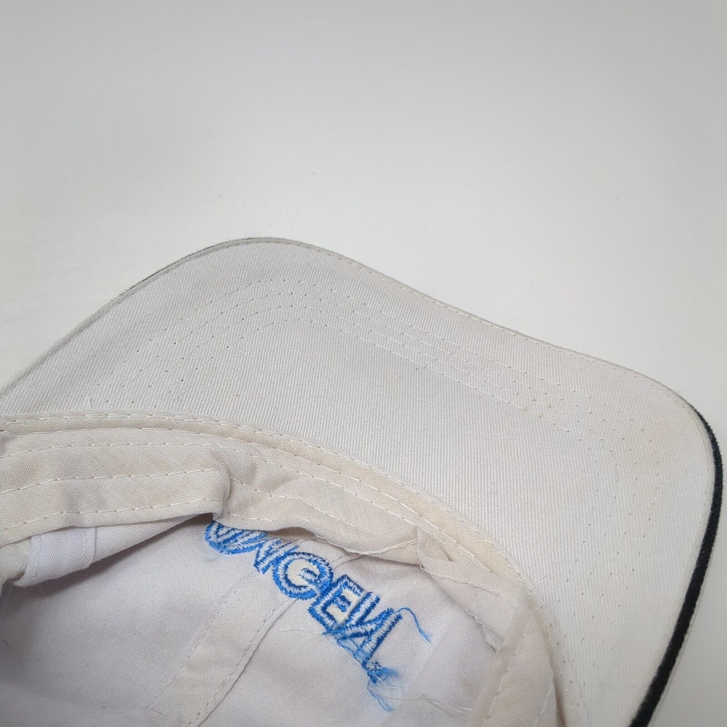 Amgen Slideback Hat White One Size Adjustable Embroidered 6 Panel AMC