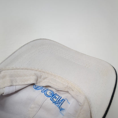 Amgen Slideback Hat White One Size Adjustable Embroidered 6 Panel AMC