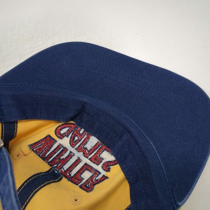 Promoshop Winter Games of Idaho Baseball Cap Yellow Blue One Size Slideback hat
