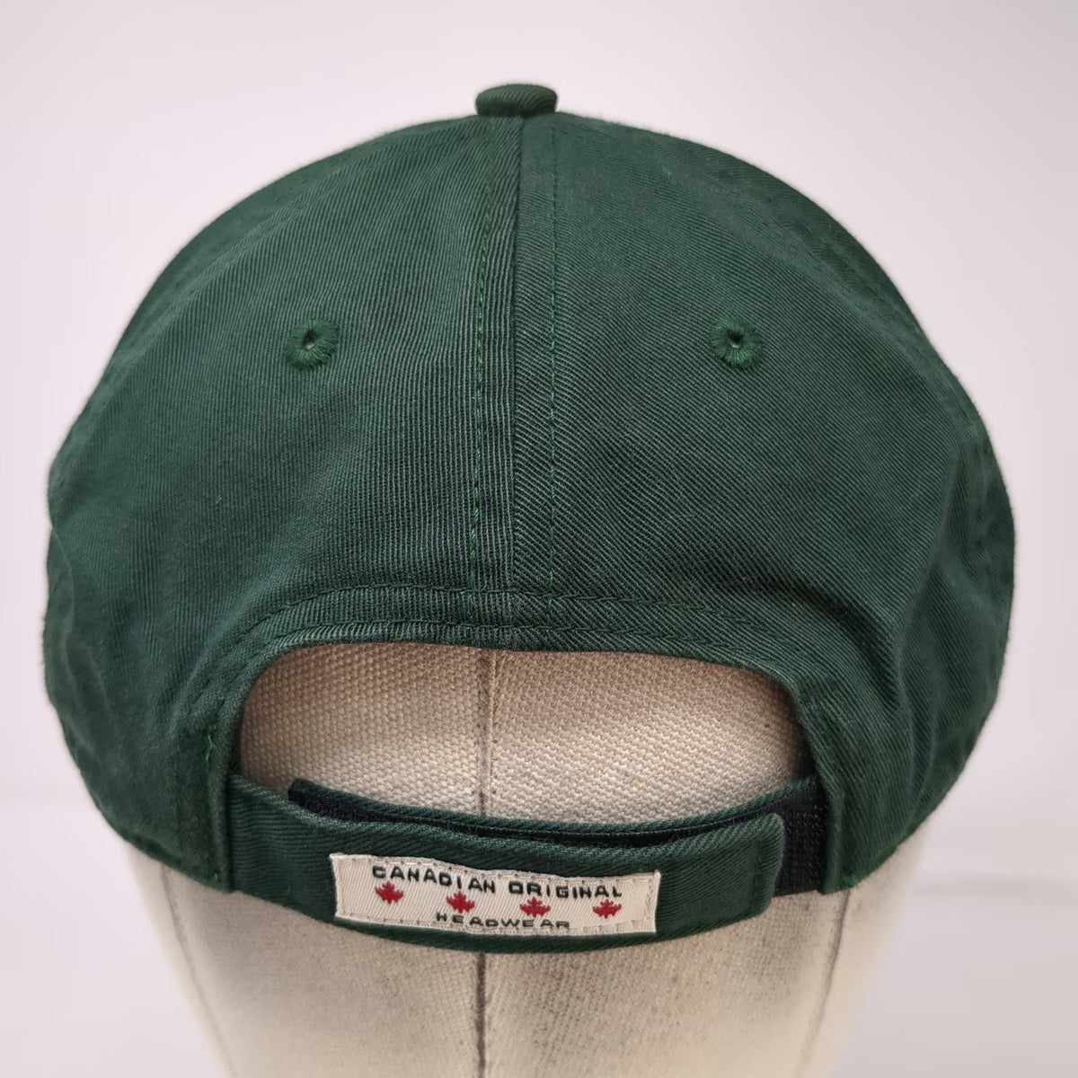 Canadian Original Baseball Cap Green One Size Banff Canada Flag Strapback Hat