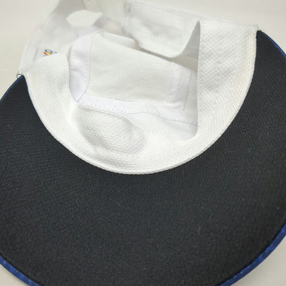 Boco Gear 5 Panel White Blue One Size Ironman 70.3 Coeur d'Alene Finisher Hat