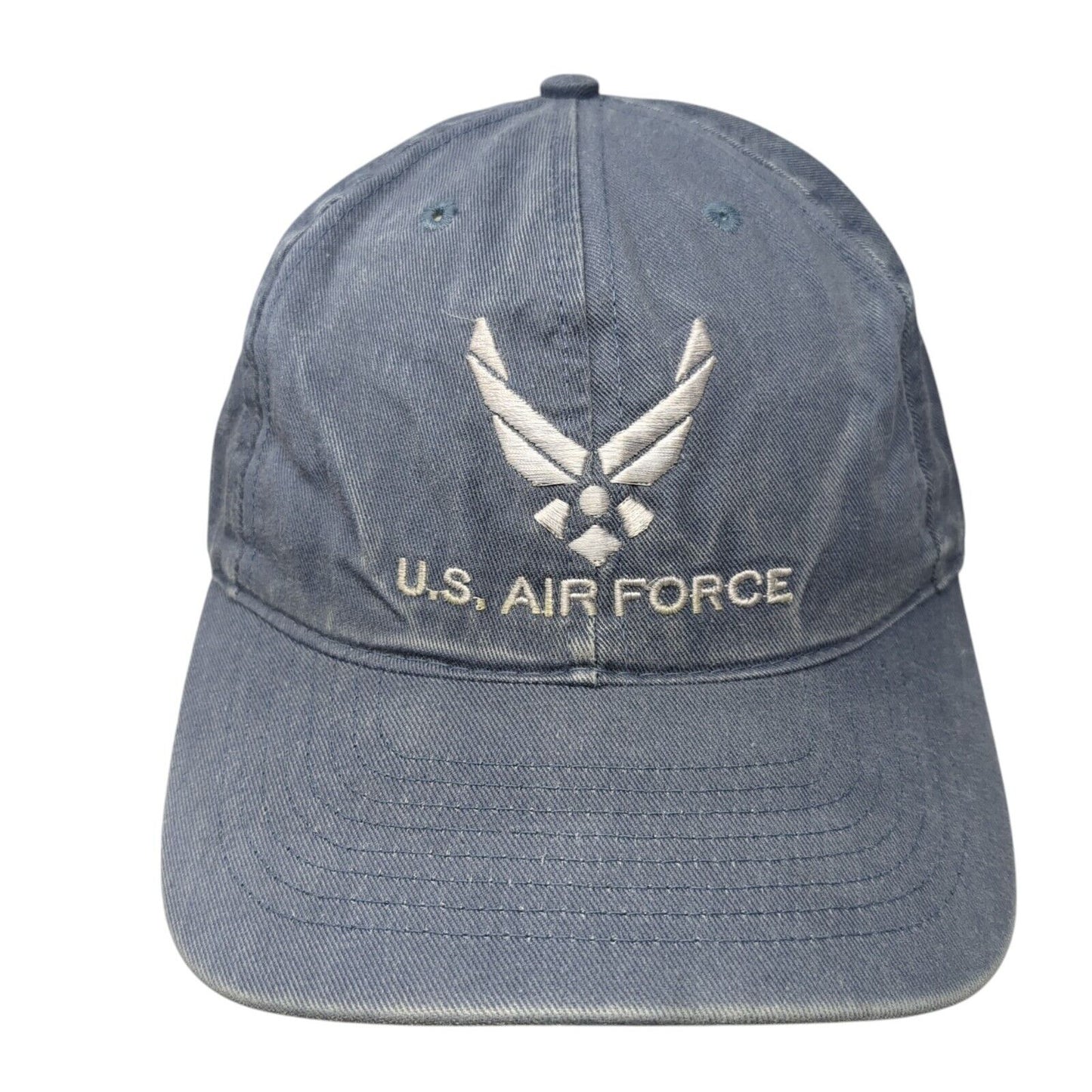 US Air Force No One Cmes Close Slideback Hat Blue One Size Adjustable 6 Panel