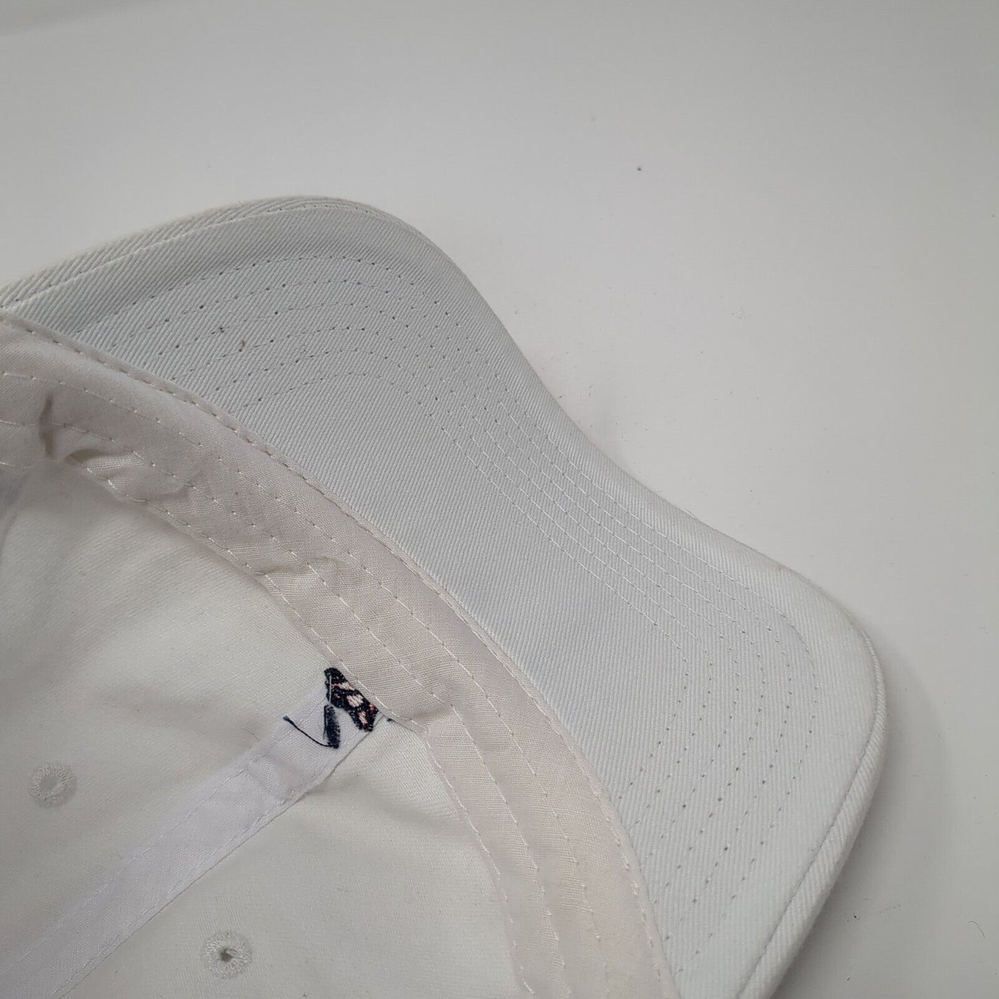 Pink Rose Babe Slideback Hat White One Size Adjustable Swish 6 Panel