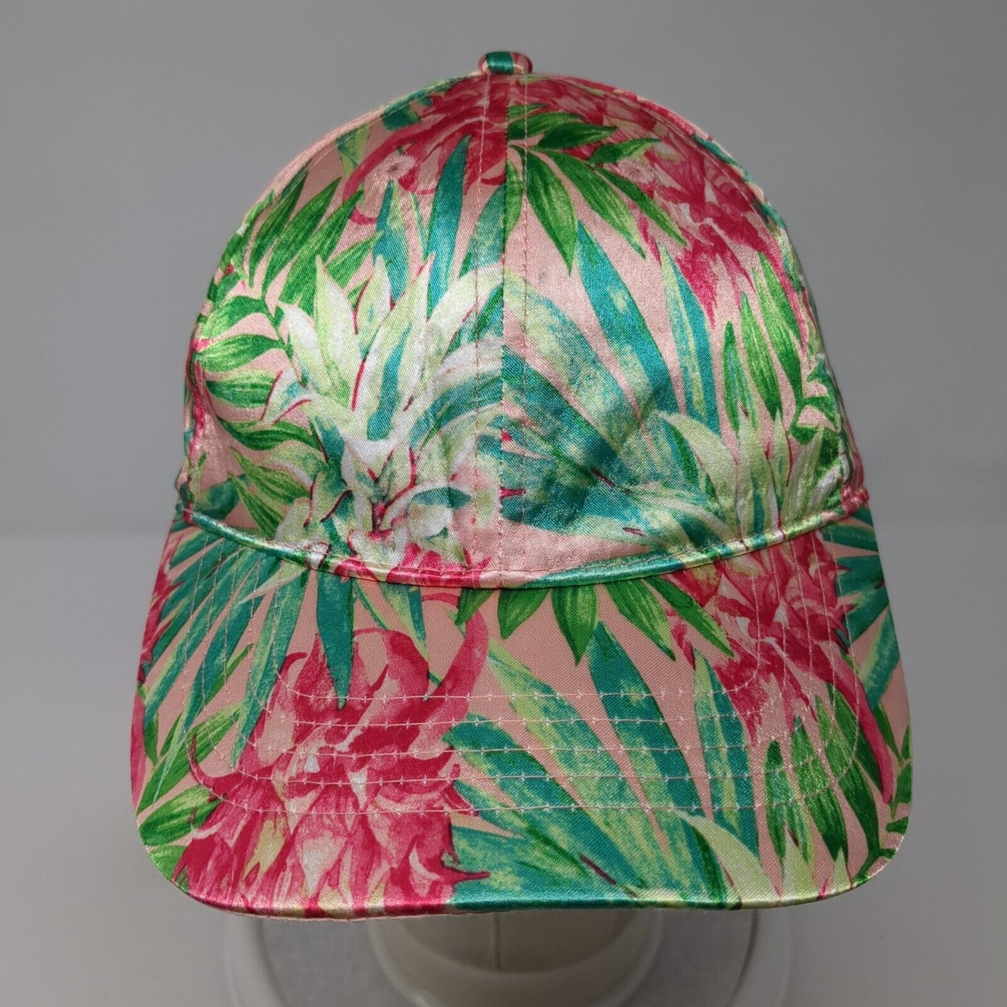 Unbranded Slideback Hat Multicolor OS Adjustable Daylily Close Pineapple Print