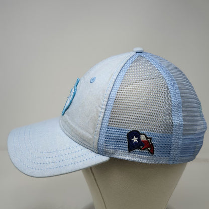 Palmilla Beach Trucker Hat Blue OSFM Port Aransas TX Mesh Snapback Texas Patch
