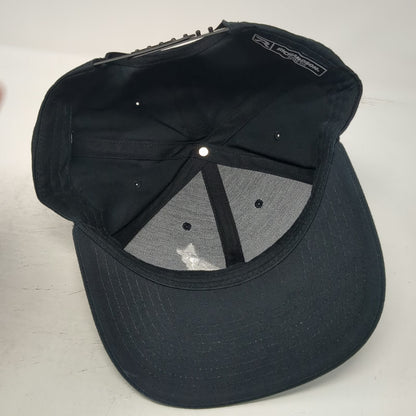 Richardson Snapback Black Hat One Size Mack Trucks Bulldog Logo Adjustable