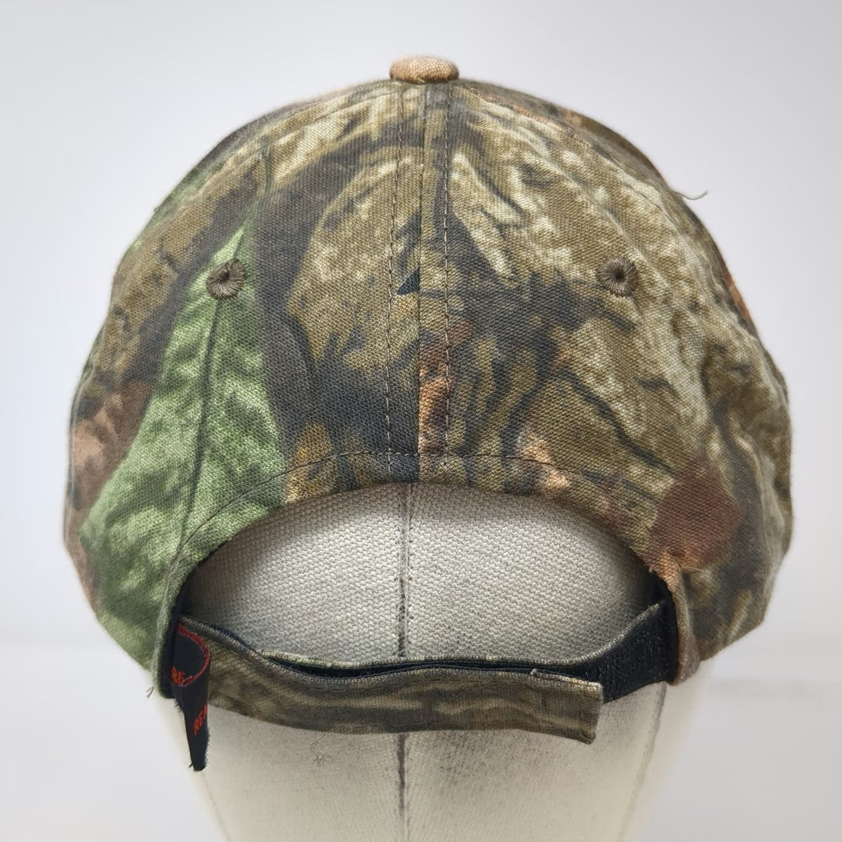 Port Authority Baker Hughes Baseball Cap Green Brown Camo One Size Strapback Hat