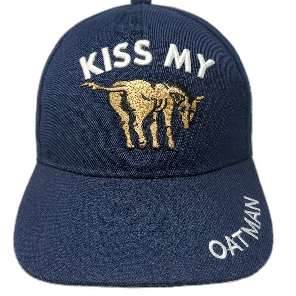 Joycap Baseball Cap Blue One Size Oatman Kiss My Donkey Burro Funny Graphic Hat
