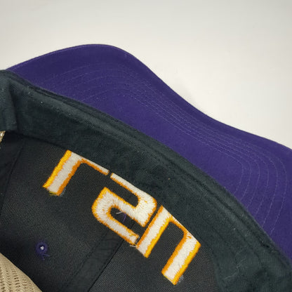 LSU Tigers NCAA '47 Trucker Hat Purple Yellow Beige One Size Mesh Snapback Logo