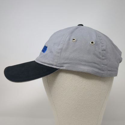 AMC Blue Flame Muffler Centers Logo Hat Gray One Size Baseball Cap Slideback