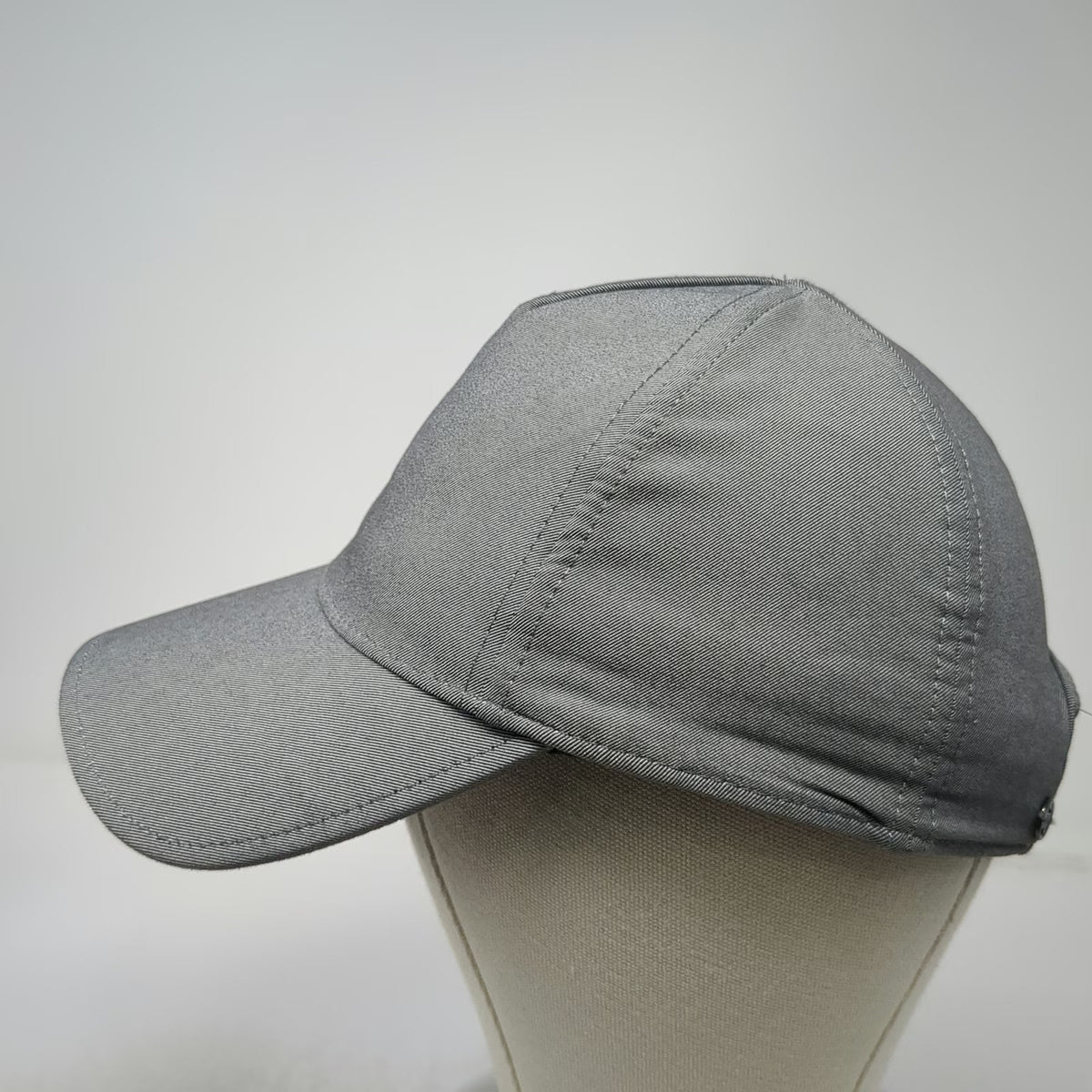 Lululemon 5 Panel Gray One Size Strapback Nylon Spandex Athletic Running Hat