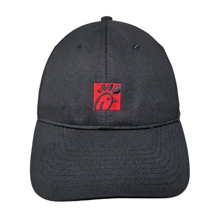Chick-fil-A Slideback Hat Black One Size Adjustable Embroidered Oobe