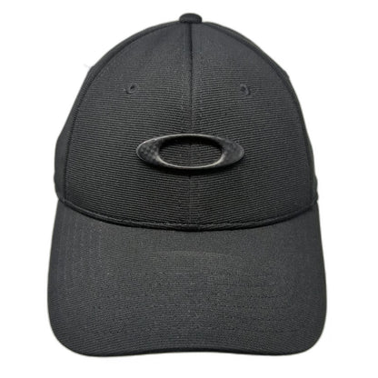 Oakley Baseball Cap Black M Performance Flex Carbon Fiber Icon Curved Brim hat