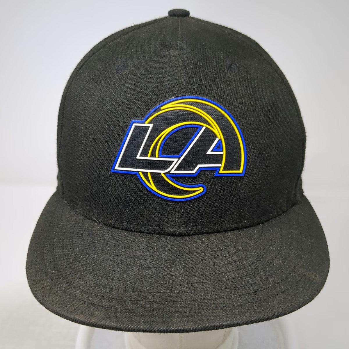 Los Angeles Rams NFL New Era Snapback Black One Size Hat Time To Shine Side Hit