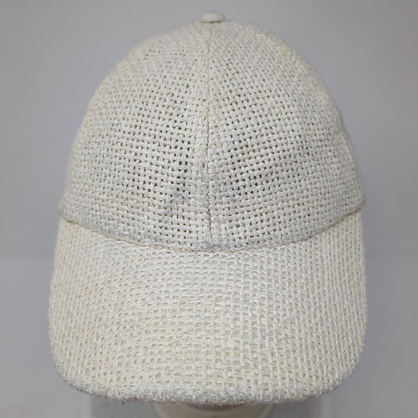 J. Crew Slideback Hat Tan One Size Adjustable Breathable Paper Straw Blank