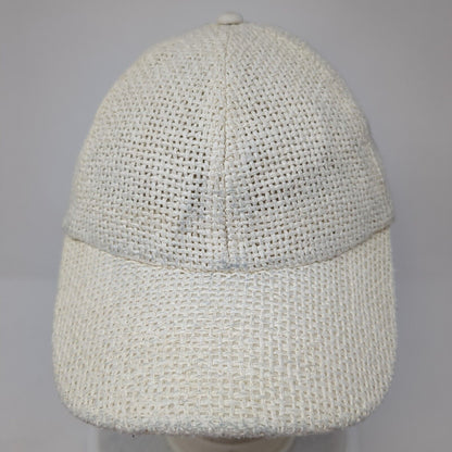 J. Crew Slideback Hat Tan One Size Adjustable Breathable Paper Straw Blank