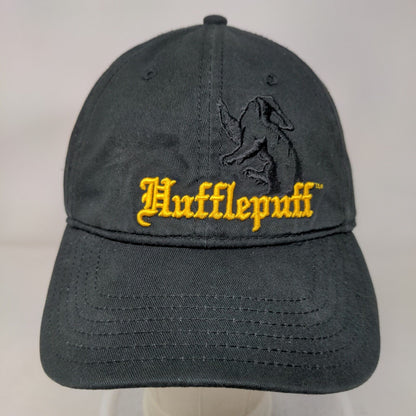 Hufflepuff Strapback Hat Black One Size Embroidered Harry Potter