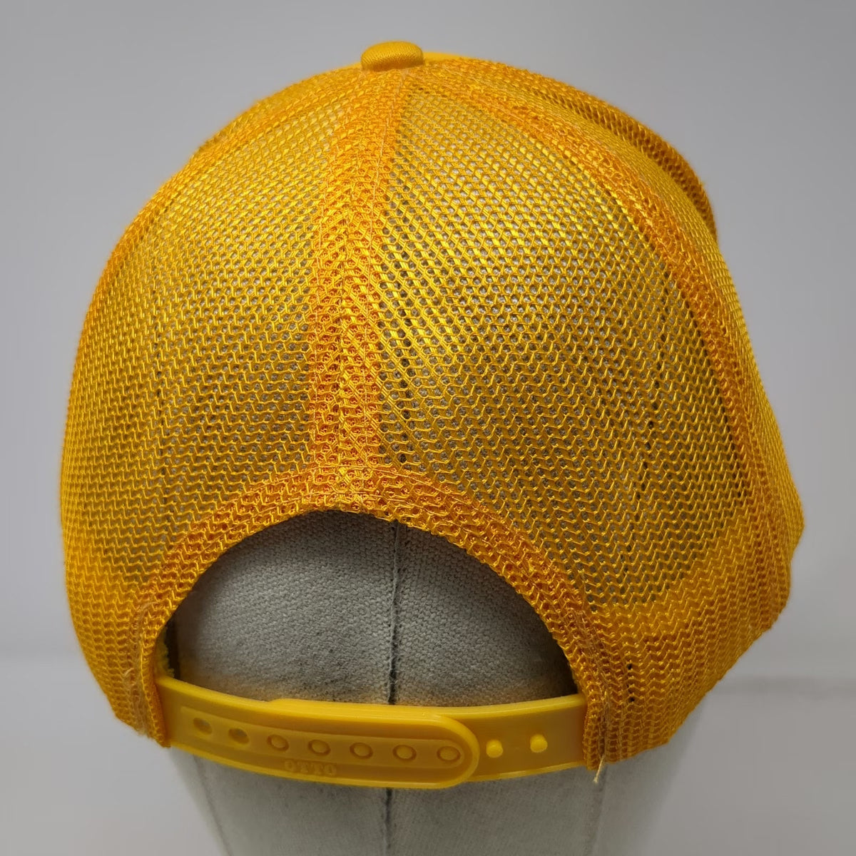 Otto Trucker Hat Yellow OSFM Mesh Back Snapback Live Swell Coffee Truck Graphic