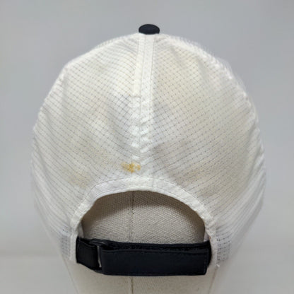 Columbia PFG Stapback Hat Blue One Size Adjustable Vented Holes 110 6 Panel