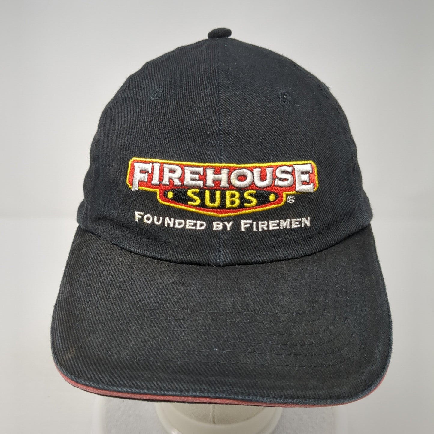 Firehouse Subs Slideback Hat Black Embroidered Logo One Size Employee Uniform
