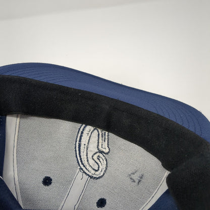 Letter G Logo Fitted Hat Blue S/M Embroidered A-Flex Stretch Pukka