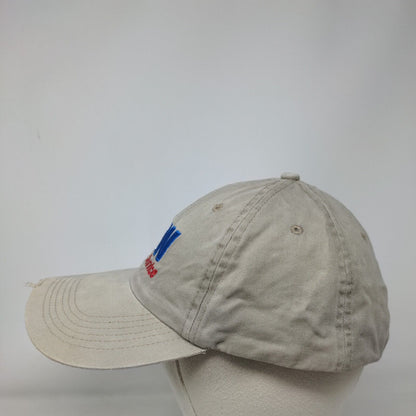 DSW Cutting Service Slideback Hat Tan One Size Embroidered 6 Panel Shiva