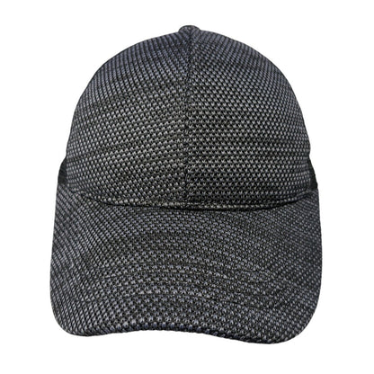 C.C Exclusives Strapback Mesh Back Trucker Hat Gray One Size 6 Panel