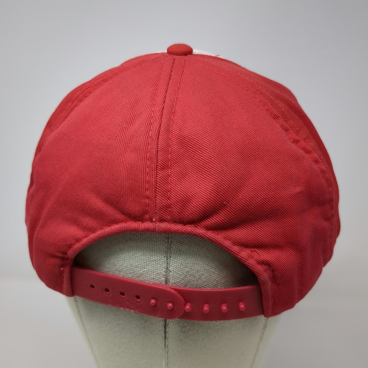 Ruger 5 Panel Red White One Size Hat Snapback Firearm Logo Eagle Graphic Vintage