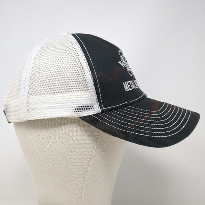 Headwear USA White's Metal Detectors Hat Baseball Cap Black OSFM Mesh Strapback
