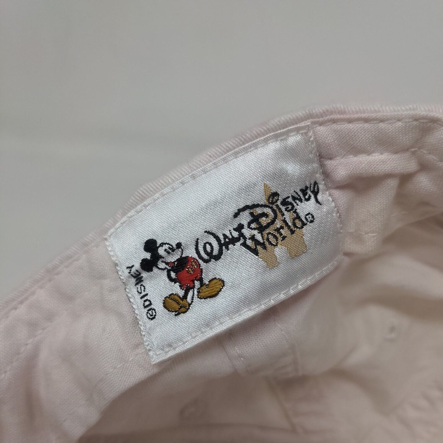 Mickey Mouse Adult Strapback Hat Pink OS Adjustable Sequin Walt Disney World