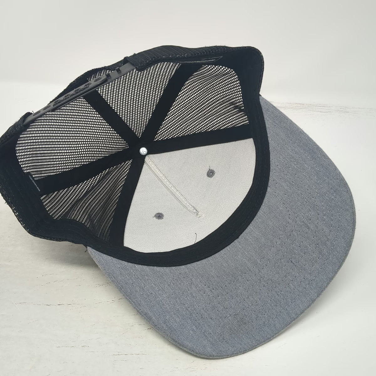 Richardson Trucker Hat Gray One Size Zoetis Cow Patch Mesh Snapback Agriculture