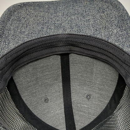Columbia Baseball Cap Gray XL Mesh Back Stretch Fit Pine Tree Flag Outdoor Hat