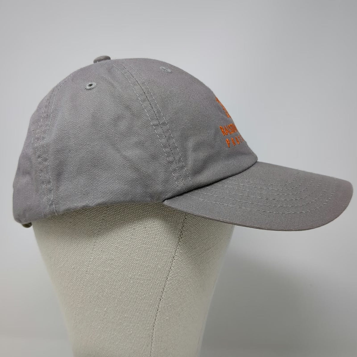 Baseball Cap Gray One Size Ralston Group Properties Slideback Tree Graphic Hat