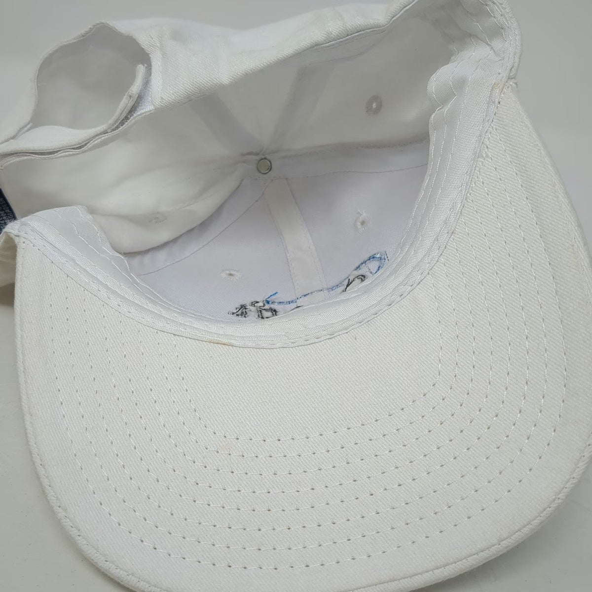Hit Wear Quotit AgentCubed White One Size Baseball Cap Strapback Hat Embroidery