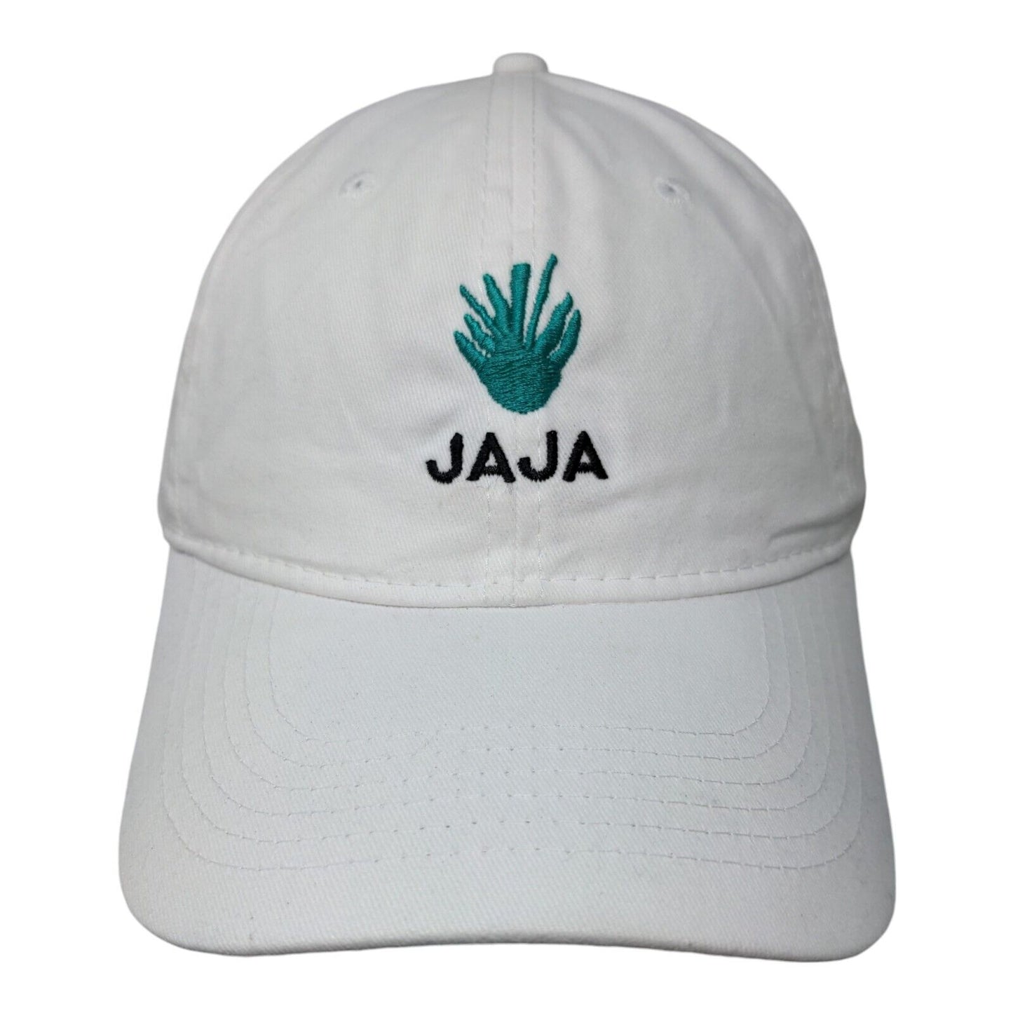 Ja Ja En Ingles Ha Ha Slideback Hat White One Size Port & Company