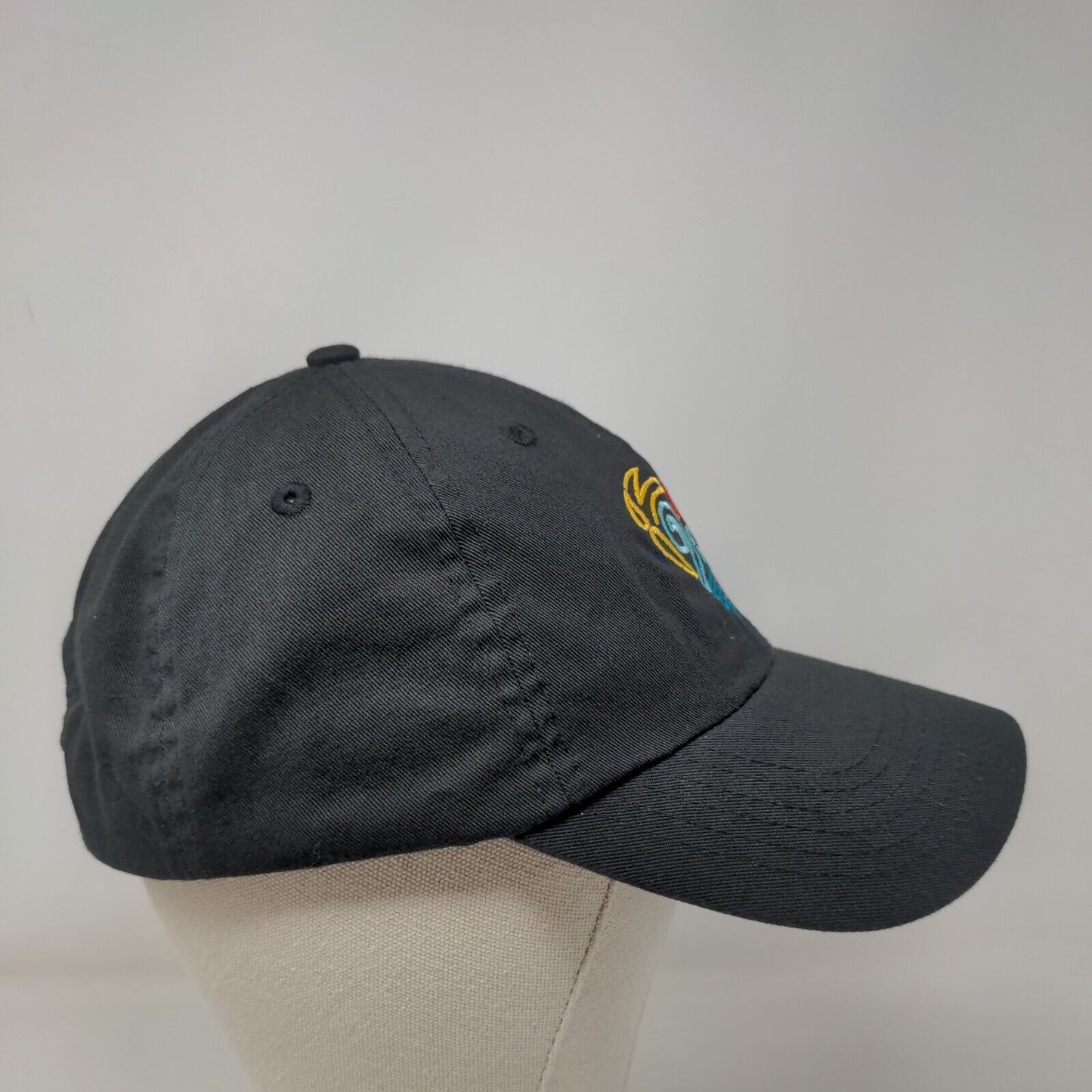 City District Slideback Hat Black One Size Adjustable Embroidered